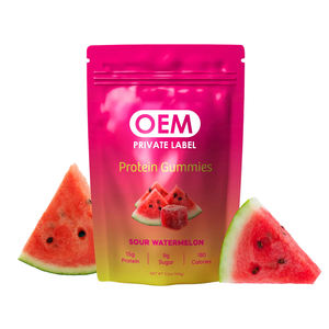 OEM Watermeloen Proteïne Gummies Hoog Proteïne Rijke Snack 17g Wei-eiwit Energie Herstel Energie Gummies Boost Pre-Workout Spierondersteuning - Product Image 1
