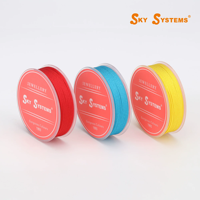 Cordon en polyester crypté SKY FG ~1,0 mm – Accessoires de bijouterie pour la confection durable de bracelets et colliers DIY