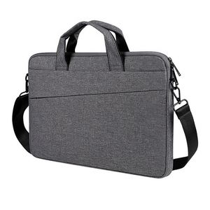 15.6 Inch Durable Soft Nylon Waterproof Zipper Large Capacity Messenger <b>Bag</b> Business Laptop Sleeve with Shoulder Strap - Product Image 3