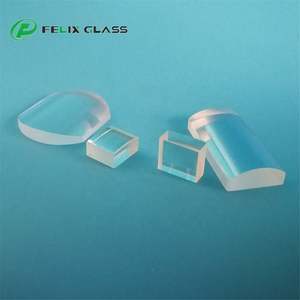 Lente de Vidrio Óptico Cuadrado Cilíndrico de Cuarzo Fundido de Sílice, Zafiro y CaF2 FELIX BK7 K9 para Espectroscopia y Diodo Láser - Product Image 4