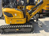 Mini-excavatrice sur chenilles XE17U d'occasion 2024, 1,7 tonne, châssis télescopique, haute efficacité, petite excavatrice