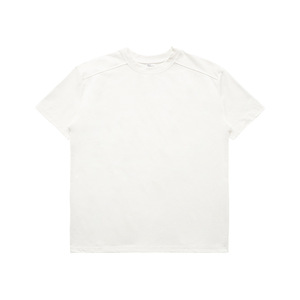 T-shirt da Uomo di Alta Qualità in 100% Cotone Pima a Fibra Lunga, Maniche Corte, Tinta Unita con Design sulla Spalla Destra - Product Image 4