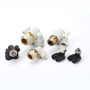 S-KQ2LU Tee Fittings Plastic <b>Quick</b> <b>Connector</b> Pneumatic Parts For Industrial Use - Product Image 3
