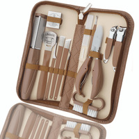 Ensemble de manucure professionnel, kit de coupe-ongles, outils de soin des pieds, acier inoxydable, kit de toilettage pour femmes, 42 pièces pour les voyages et la maison