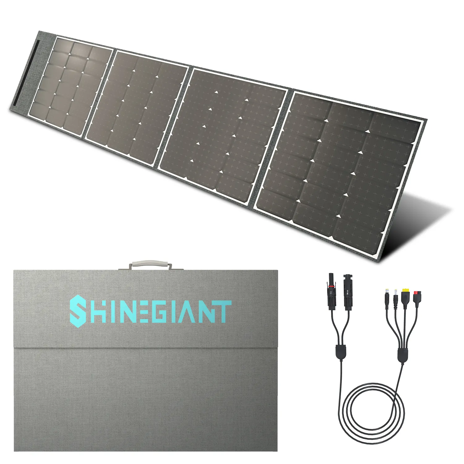 Shine giant wasserdichtes faltbares Solar panel 200W 20V flexible Solarmodule mit 23% Umwandlung srate