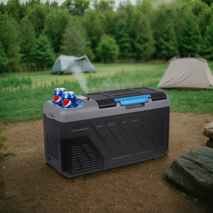 Réfrigérateur DC & AC Mini réfrigérateur alimenté par batterie avec compresseur pour voyage Camping pique-niques activités de plein air - Product Image 4