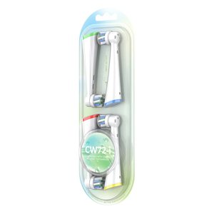 <span class=keywords><strong>Recambios</strong></span> <span class=keywords><strong>de</strong></span> cabezales <span class=keywords><strong>de</strong></span> cepillo <span class=keywords><strong>de</strong></span> dientes <span class=keywords><strong>de</strong></span> nailon <span class=keywords><strong>de</strong></span> alta eficiencia con microvibración y cerdas suaves, con extremos redondeados meticulosamente, para <span class=keywords><strong>Oral</strong></span>-<span class=keywords><strong>B</strong></span>, hoteles y hogares - Product Image 1