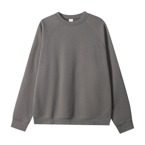 Özel Baskılı İşlemeli Raglan Yaka Kazak 350g %85 Pamuk %15 Polyester Unisex Gümüş Tilki Poları Çevre Dostu Kışlık Günlük - Product Image 3