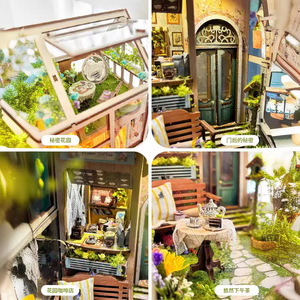 Kit de bricolage pour bibliothèque Sylvania Art Déco, puzzle 3D, décoration de bibliothèque, projet artisanal pour adultes, cadeau d'anniversaire unique, bureau à domicile - Product Image 6