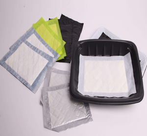 Almohadilla Absorbente para Carne con Bandeja, Grado Alimenticio Superior, Almohadilla Absorbente de Agua para Pescado y Carne, para Empaque de Alimentos - Product Image 2