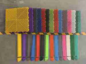 Allemagne Vente <span class=keywords><strong>à</strong></span> chaud de carreaux de sol de garage Couvre-sol en plastique <span class=keywords><strong>à</strong></span> emboîtement 40*40*1.8CM - Product Image 2