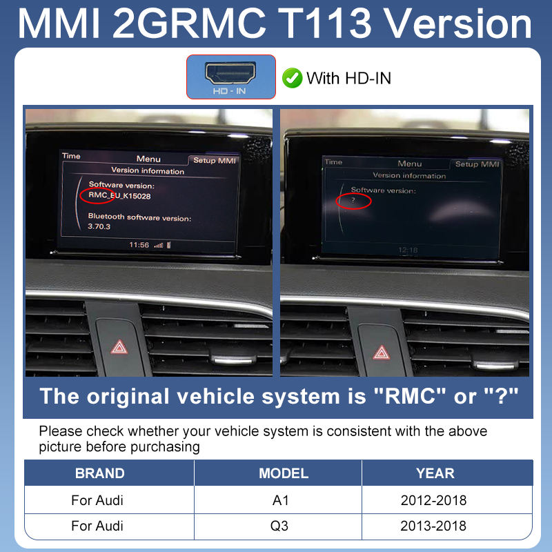 Version RMC - CarPlay+HDMI