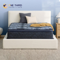 OEM/ODM vente en gros de matelas à ressorts doubles dans une boîte pour hôtels matelas King en mousse à mémoire de forme King Size fabricant en Chine