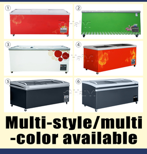 Thương mại mát Gelato Kem Tủ đông siêu thị kết hợp Loại tủ đông siêu thị cửa trượt tủ đông - Product Image 6