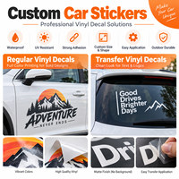Autocollant de pare-chocs personnalisé en vinyle à application facile et à dégagement d'air pour promotions de concessionnaires automobiles et présentations d'événements – Vente en gros