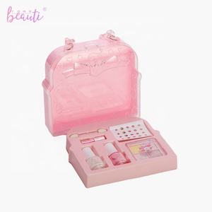 Ensemble de jouets de maquillage pour enfants de 10 à 12 mois avec boîte de jeu, comprenant des fards à paupières et des vernis à ongles en plastique - Product Image 2
