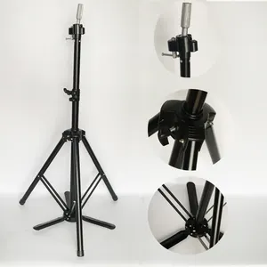 Support de tête de mannequin réglable pour salon de coiffure <span class=keywords><strong>pas</strong></span> <span class=keywords><strong>cher</strong></span>, support de <span class=keywords><strong>perruque</strong></span> avec pédale, trépied pour la formation - Product Image 1