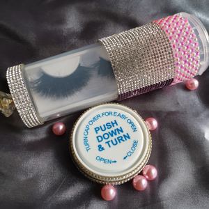 กล่องใส่ขนตามิงค์สำหรับใส่ขนตาแบบขวดดีไซน์หรูหราติดฉลากได้ตามต้องการ - Product Image 1