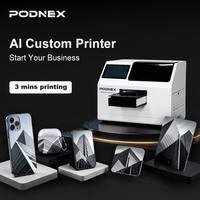 Impresora UV Plana Automática PodNEX A3 DX7, Nueva, Controlada por Android, Multicolor, Todo en Uno, 2400 DPI, para Carcasas de Teléfono