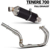 Sistema de escape para Yamaha T7 T700 XTZ690 Tenere 700 19-26, colector de escape alto para motocicleta, silenciador Project Rally Raid