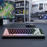 Clavier mécanique ANSI ISO à commutation à chaud avec rétroéclairage RVB, touches PBT Dye-Sub, design personnalisé
