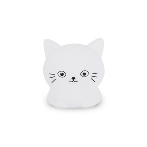 Regalo per bambini camera da letto per dormire simpatico gatto lampada da notte decorativa luce da tavolo a batteria piccola notte luce per bambini - Product Image 2