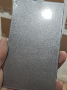 Revêtement en poudre matériau extérieur solution de système de façade polyester scintillant collé étincelle métallique pour peinture de meubles de voiture - Product Image 2