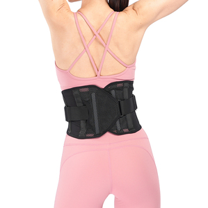 <span class=keywords><strong>Ceinture</strong></span> de soutien lombaire en tissu respirant à mailles pour le dos, avec logo d'usine, pour soulager les douleurs du bas du dos - Product Image 6