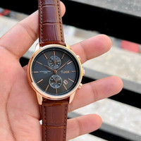 Nouveau BOSS 1513281 2026 – Montre de Plongée Multifonction à Quartz pour Homme, Chronographe Sportif, Bracelet en Cuir 20mm, Calendrier Analogique, Luxe et Tendance