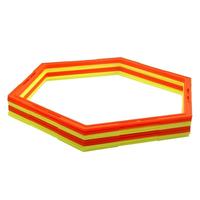 Anillo Hexagonal de Agilidad para Entrenamiento de Fútbol y Baloncesto, Anillo Multifuncional para Ejercicios Físicos ST-850E para Correr