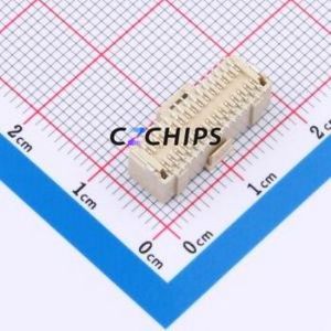 HC-SHB-2*15PLT-05 Wire-to-Board Pin Header SMD,P=1mm Connector 2x15P 1mm Vertical Mount 30P - Product Image 2