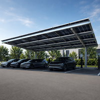 Pergola solaire résidentielle en alliage d'aluminium 6005-T5, étanche, avec garantie de 15 ans et angle d'inclinaison de 0 à 60 degrés, vente en gros OEM