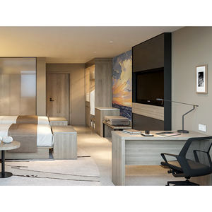 Oferta Especial: Juego <span class=keywords><strong>de</strong></span> Dormitorio con Cama King Size <span class=keywords><strong>de</strong></span> Cuero, Muebles <span class=keywords><strong>de</strong></span> Hotel <span class=keywords><strong>en</strong></span> Caja, Cama King - Product Image 4