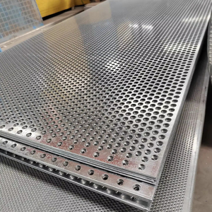 Lámina Metálica Perforada de Acero Inoxidable de 1mm 2mm 3mm de Espesor con Orificios Circulares, Paneles Decorativos de Malla Perforada - Product Image 1