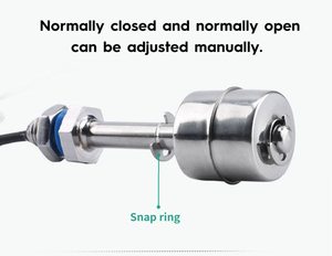 Interruptor de flotación vertical de acero inoxidable para medir el nivel del tanque de agua limpia - Product Image 3