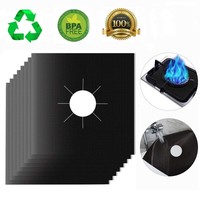 Couvertures de brûleur de poêle chaude pour accessoires de cuisine avec doublures supérieures de brûleur