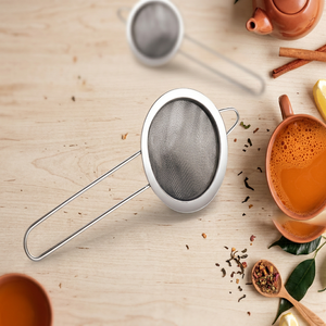Passoire fine Anax Slim en acier inoxydable, écologique, pour cuisine domestique, avec poignée ergonomique, compatible lave-vaisselle, pour le thé et la cuisson - Product Image 2