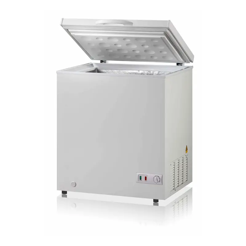 DC 12V 200L 4 Star Solar Freezers Chest Freezer With Solar Panel