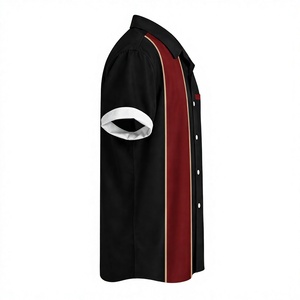 Modern Color Contrast <b>Half</b> Sleeve <b>Shirt</b> With Elegant Panel Design And Comfortable Casual Look - Product Image 2