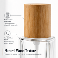 Flacon en verre cosmétique de haute qualité de 100 ml pour parfum avec impression sérigraphique, finition mate, design élancé, vaporisateur