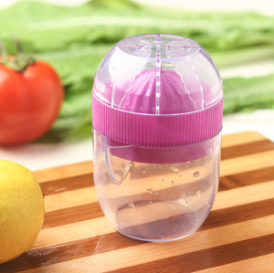 Exprimidor de Limones Manual Portátil de Plástico, Nuevo Diseño, Mini Exprimidor de Frutas con Vaso Apto para Lavavajillas - Product Image 4