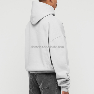 Fabricants de vêtements de luxe à épaules tombantes Sweats à capuche streetwear lourds pour hommes Sweats à capuche surdimensionnés personnalisés de créateur pour hommes - Product Image 5