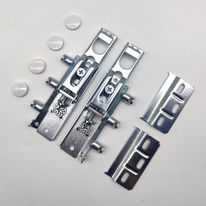 Herrajes Ocultos para Gabinetes de Pared de Alta Resistencia, Soporte Lateral Ajustable de Acero para Lado Izquierdo o Derecho, Piezas para Gabinetes de Cocina - Product Image 1