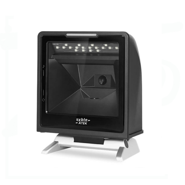 AK-9878H 2D CMOS Image Hands-Free Desktop Barcode Scanner Syble Auto Sense Omnidirectional Bar Code Reader