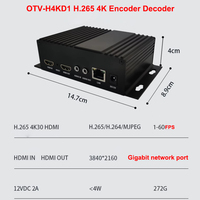 Décodeur vidéo HEVC H.265 4K pour SRT HLS RTMP Streaming pour IPTV Facebook YouTube Radio & TV Broadcasting Equipment