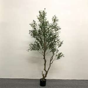 Alberi di <span class=keywords><strong>Ulivo</strong></span> Artificiali di Grande Dimensione con Vaso <span class=keywords><strong>Bianco</strong></span> per Arredamento Casa e Regalo di Inaugurazione Casa - Product Image 2