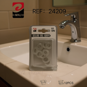 Mnj Transparent Faucet Gaskets 1/2 Inch 12 Pieces For Bathroom Fixtures - Product Image 2