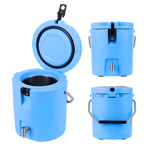 Glacière portable sur mesure <span class=keywords><strong>en</strong></span> rotomoulage, matériau PE, isotherme, seau intérieur réutilisable, moderne, 8L, pour boissons et aliments – Ventes Flash - Product Image 2