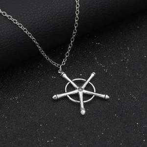 Collar con Colgante de Metal de Alta Calidad al por Mayor, <span class=keywords><strong>Bleach</strong></span> Uryu <span class=keywords><strong>Ishida</strong></span> Quincy, para Fanáticos del Anime - Product Image 4