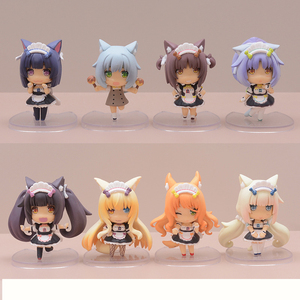 8 pièces/ensemble 10 cm <span class=keywords><strong>NEKOPARA</strong></span> Chocola/Vanilla Statue Kawaii Japonais Blind Box Anime Figurine en PVC - Product Image 6